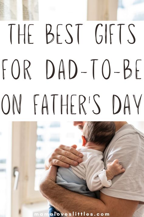 Trying to find the perfect Father's Day gift for a dad-to-be? Here's a great list of presents any new dad will love. This guide to Father's Day gifts for expecting dads has ideas from sentimental to funny gifts for every type of guy. Father To Be Gift Ideas, New Father Gift, New Dad Fathers Day Gift, First Father's Day Ideas, Gift Basket For New Dad, First Fathers Day Gift Ideas From Wife, First Time Fathers Day Gift Ideas, New Dad Gift From Wife, First Fathers Day Gifts Ideas