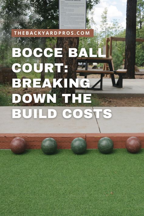 Curious about the price tag of your bocce ball court dreams? Look no further! Our guide unveils the secrets behind the cost to build a bocce ball court, empowering you to make informed decisions about your outdoor recreation paradise. Explore budget-friendly tips and luxurious options alike, and get ready to roll into a world of backyard entertainment! Bocce Ball Court Backyard, Backyard Hacks, Backyard Entertainment, Bocce Ball Court, Bocce Court, Bocce Ball, Pricing Guide, Pea Gravel, Backyard Entertaining