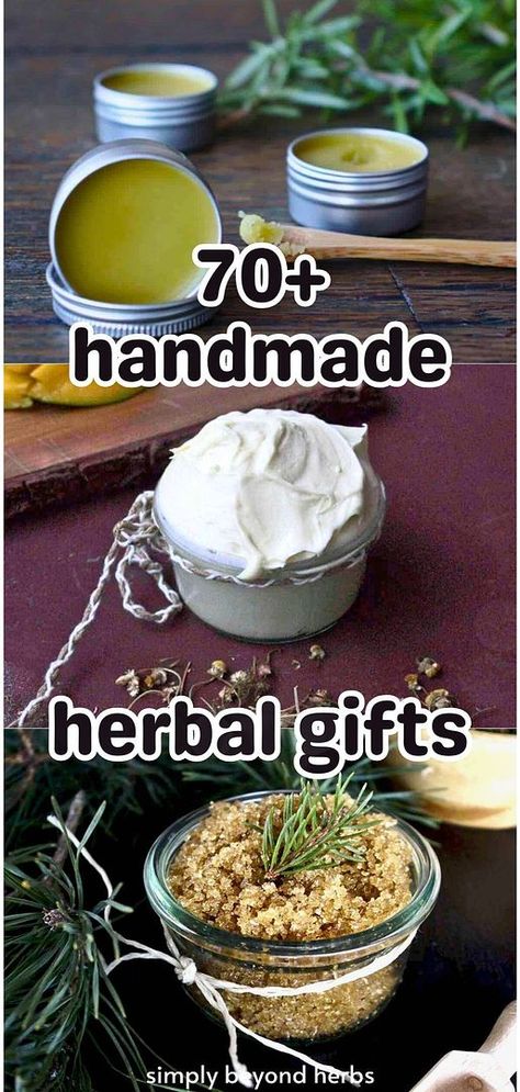 Check out 70+ handmade herbal gifts that are perfect for any occasion. These last-minute DIY ideas save time and money while providing creative and practical gifts like homemade soap, herbal salves, and DIY lip balm. Ideal for friends, family, and pet lovers. Find more handmade gifts, eco-friendly gifts, herbalism for beginners, and Natural Christmas & DIY Christmas Decor Ideas at simplybeyondherbs.com. Diy Xmas Presents Homemade Gifts, Homemade Culinary Gifts, Diy Beauty Basket Gift, Homemade Gifts From The Garden, Homemade Marshmallow Gift, Homemade Spa Gifts, Homemade Spa Gift Set, Mint Gift Ideas, Last Minute Handmade Gifts