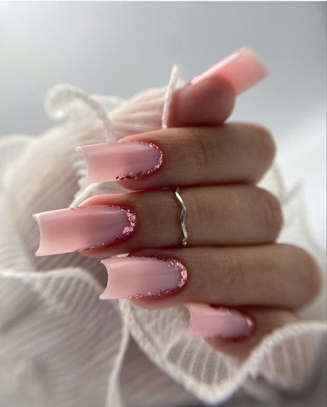 Slim Nails, Wow Nails, Casual Nails, Blush Nails, Classy Acrylic Nails, Acrylic Nails Coffin Pink, Nails 2023, Fire Nails, Long Acrylic Nails