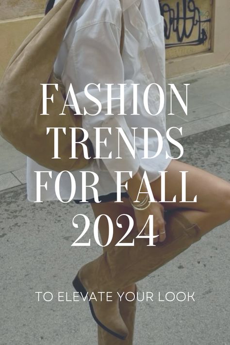 I'm excited to share the wearable fashion trends of Fall 2024 along with some of my favorite pieces you can add to your wardrobe. November 2024 Fashion Trends, Womens Shoes Fall 2024, What To Wear 2024, 2024 Womens Fall Fashion, Trends For 2024 Fashion, Fall 2024 Style Women, Trending Outfits 2024 Women, Fall Boots 2024 Outfits, November 2024 Outfits