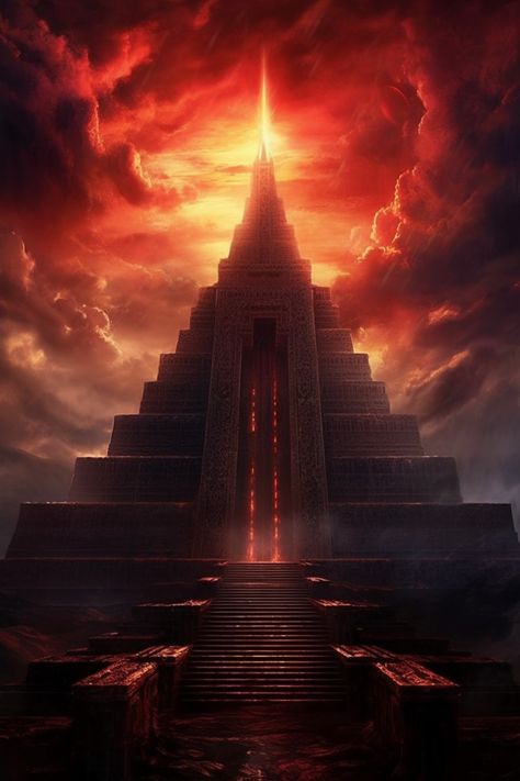 Sith temple Korriban Sith Temple, Sith Temple Concept Art, Sith Alchemy, Star Wars Empire Aesthetic, Star Wars Landscapes, Sith Lord Art, Dark Pyramid, Sith Temple, Sith Holocron