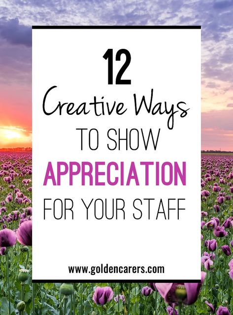 12 Creative Employee Appreciation Ideas Office Bulletin Board Ideas Motivation, Build Morale At Work, Staff Reward Ideas, Teacher Appreciation Ideas From Administration, Team Reward Ideas, Office Incentive Ideas, Nursing Home Staff Education, Motivation Ideas For Employees, Administration Appreciation Ideas