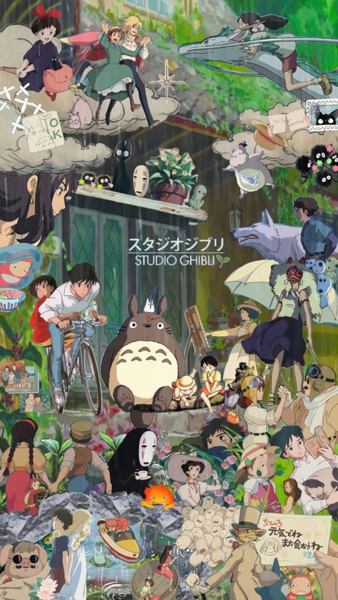 Included as many movies as I could #studioghibli #ghibli Studio Ghibli Party, All Studio Ghibli Movies, Studio Ghibli Crafts, Ghibli Characters, Hayao Miyazaki Art, Studio Ghibli Fanart, Personajes Studio Ghibli, Studio Ghibli Background, Studio Ghibli Characters