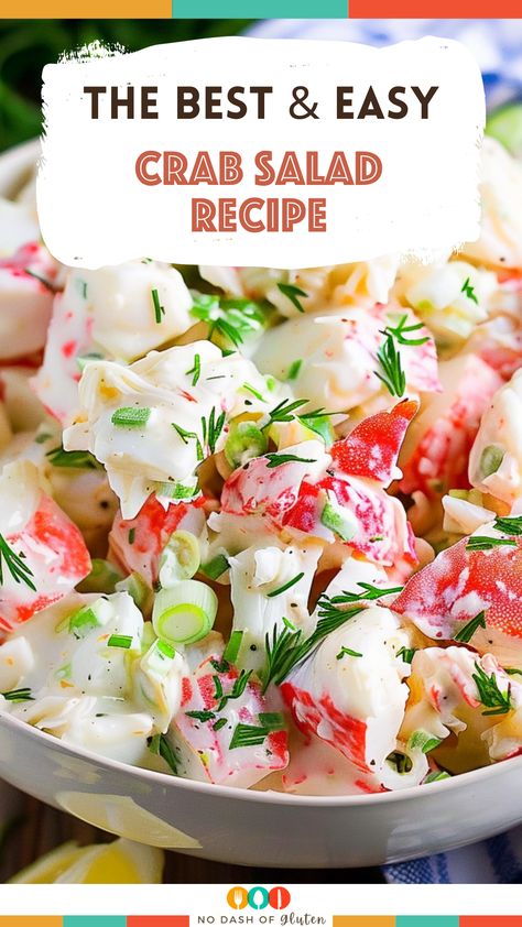 Crab And Celery Salad, Crab Salad Recipe No Mayo, Simple Crab Salad, Creamy Crab Salad, Crab Salad Dressing, Artificial Crab Salad, Chinese Crab Salad, Crabmeat Salad Recipe, Easy Crab Salad Recipe