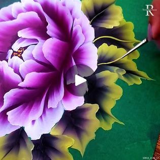 A Beginners GUIDE to Painting Peonies | A Beginners GUIDE to Painting Peonies | By Colors N Shades-The magical RenderingFacebook Peonies Art, Painting Peonies, Painting Peony, Art Of Painting, Peony Art, Flower Video, Peony Flower, Fall Flowers, Beginners Guide