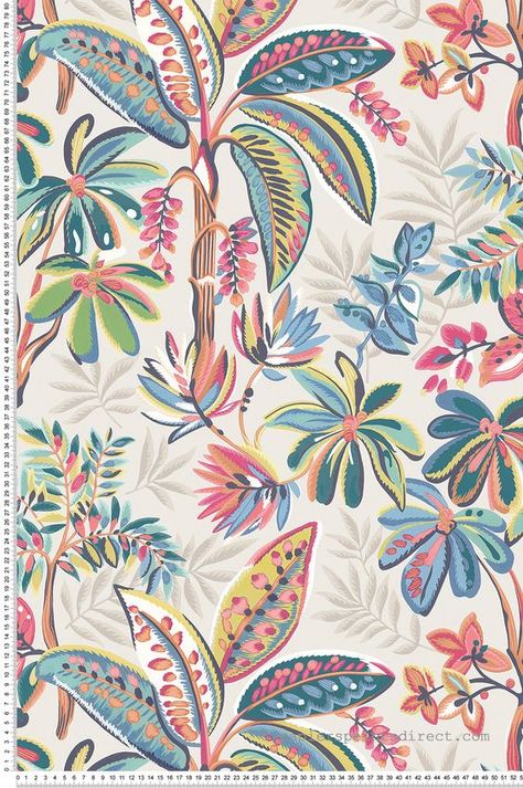 Digital Floral Prints Pattern, Tropical Flower Print, Tropical Pattern Design, Australian Prints, Swimwear Prints, Tropical Prints Pattern, Stencil Flower, Motif Jungle, Jungle Flowers