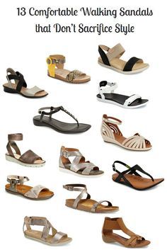 It's no coincidence that 5 of our brands are featured in this article. We're committed to bringing you stylish shoes that pack some serious comfort Decade Fashion, Comfortable Walking Sandals, Travel Sandals, Zapatos Mary Jane, Shoes And Sandals, Travel Clothes Women, Walking Sandals, Travel Shoes, Travel Wardrobe