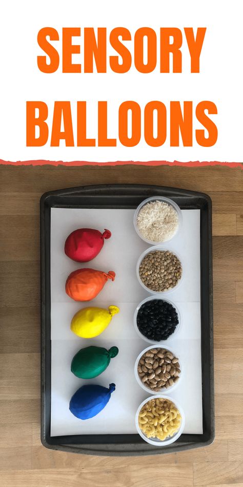 Easy to Make Texture Sensory Balloons For Kids - Full Bloom CreativityFull Bloom Creativity 5 Sensory Activities, Learning Sensory Activities, Ece Sensory Activities, Preschool Fall Sensory Activities, Pediatric Sensory Activities, Sense Of Touch Sensory Bin, Low Sensory Activities, Childcare Sensory Activities, Sensory Based Activities