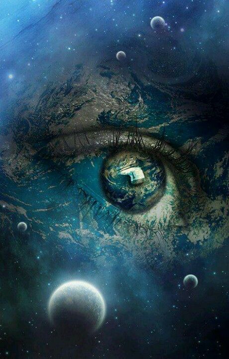 Everywhere there is incessant relative change in position throughout the universe, and the observer is always at the centre of things. ~ Giordano Bruno Behind Blue Eyes, 다크 판타지, Eye Art, Pics Art, An Eye, Spiritual Awakening, Mother Earth, Beautiful Eyes, Ayurveda