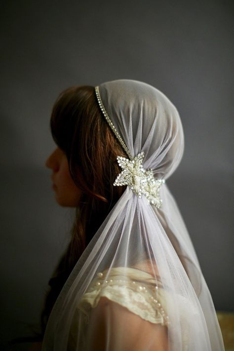 Juliet Veil, Juliet Cap Veil, Wedding Veil Vintage, Cap Veil, Vintage Veils, Bridal Pictures, The Starry Night, Wedding Dress With Veil, Veil Hairstyles