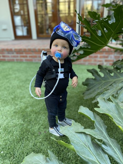 Baby Scuba Diver Costume, Halloween Costumes For Children, Diver Costume, Scuba Diver Costume, Toddler Boy Halloween Costumes, First Halloween Costumes