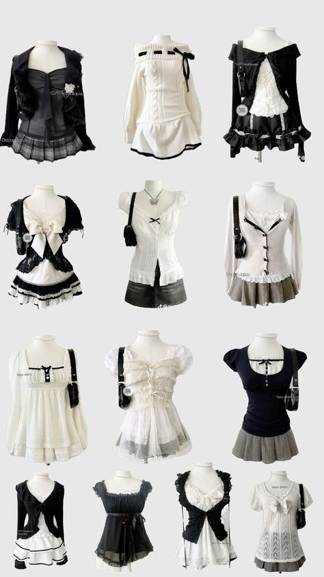 Fancy Dark Outfits, 2000s Horror Game Outfits, Horror Protagonist Outfit Aesthetic, Fatal Frame Outfits Aesthetic, Fatale Frame Outfit, Dark Coqquete Clothes, Dark Shoujo Outfit, Fatal Frame Outfits Ideas, Fatal Frame Clothes