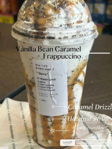 Cookie Starbucks Drink, Starbux Orders, Starbucks Cold Coffee Drinks, Kawa Starbucks, Starbucks Copycat Recipes Drinks, Coffee From Starbucks, Starbucks Cookies, Starbucks Drink Menu, Starbucks Secret Menu Recipes