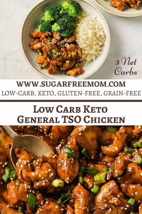 Bariatric Chinese Recipes, Low Carb Low Dairy Recipes, Keto Chicken Chinese Recipes, Low Carb Sweet And Sour Chicken, Low Carb General Tso Chicken, Keto Hibachi Chicken, Low Carb Bourbon Chicken, Keto General Tso Chicken Easy, Low Carb Japanese Recipes