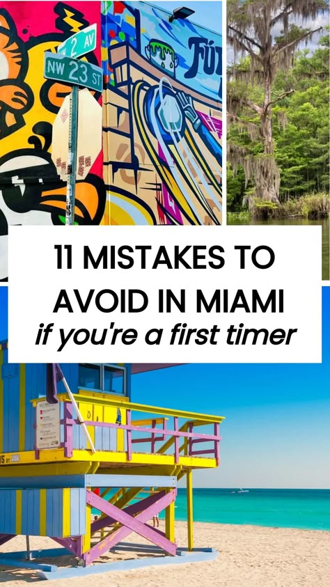 Here are 11 Mistakes to Avoid in Miami. Miami is a vibrant city known for its sunny skies, stunning beaches, and lively culture. But even the most exciting trips can have pitfalls if you’re not careful. Family Friendly Things To Do In Miami, Miami Family Vacation Things To Do, Top Things To Do In Miami, Miami Activities Things To Do, Miami Must See, Miami On A Budget, Miami Beach Vacation, Things To Do In Miami Beach, 3 Days In Miami