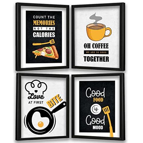 VASL™ Studio Restaurant Theme Painting - Food Framed Wall Posters for Cafe Food Court - Wall Posters for Hotel & Kitchen Wall/Food Quotes Wall Frames for Cafeteria (11 inch x 14 inch) set of 4 Check more at https://productsoffer.in/vasl-studio-restaurant-theme-painting-food-framed-wall-posters-for-cafe-food-court-wall-posters-for-hotel-kitchen-wall-food-quotes-wall-frames-for-cafeteria-11-inch-x-14-inch-set-of-4/ Restaurant Wall Frame Ideas, Restaurant Quotes Wall, Burgundy Wine Map, Indian Kitchen Decor Ideas, Restaurant Artwork, Posters For Kitchen, Restaurant Quotes, Cafe Painting, Wall Frame Design