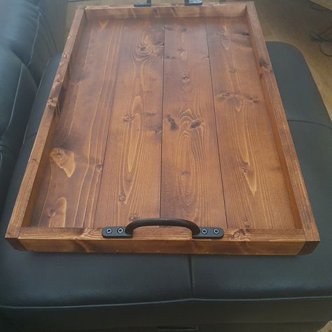 Really love what I got on @Etsy from No23CandlesandGifts. #etsystar https://etsy.me/30cZdAQ Vintage Suitcase Decor, Tray For Ottoman, Couch Ottoman, Suitcase Decor, Jacobean Stain, Rustic Serving Trays, Tray Ottoman, Oversized Ottoman, Wine Glass Rack