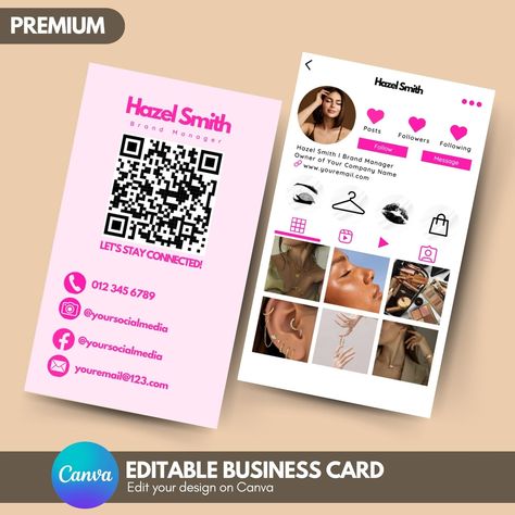 Businesses Cards Ideas, Canva Card Idea, Cart Visit Design, Cart Visit, Handmade Shoes Pattern, Bridal Makeup Services, Visit Card, Documents Design, Canvas Learning