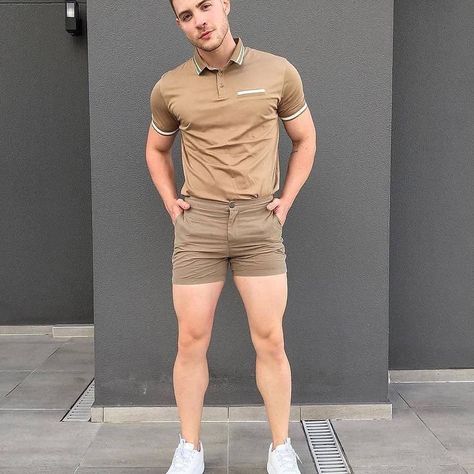 Semi Casual Outfit, Outfit Short, Mens Summer Outfits, Mens Casual Outfits Summer, Mens Fashion Fall, Mens Fashion Casual Outfits, Stylish Mens Outfits, Men Fashion Casual Outfits, Summer Outfits Men