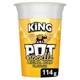 Buy Pot Noodle King Pot Original Curry 114 g pack of 8 online at Iceland. Free next day delivery on orders over £40. Pork Pot, Pot Noodle, Mango Sauce, Cheese Powder, Curry Noodles, Mango Puree, Instant Noodle, Flavor Enhancers, Curry Sauce