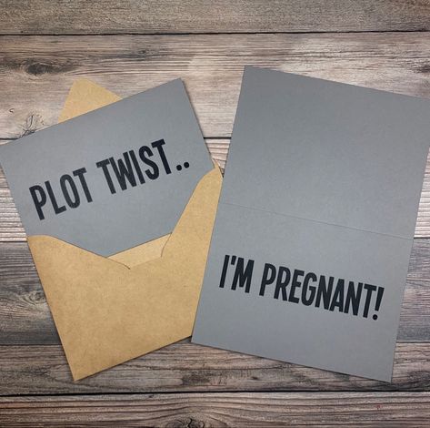 Circle Game, Pregnancy Announcement Cards, I'm Pregnant, Groomsmen Proposal, Baby Gender Reveal, Baby Gender, Mesa Az, Announcement Cards, Plot Twist