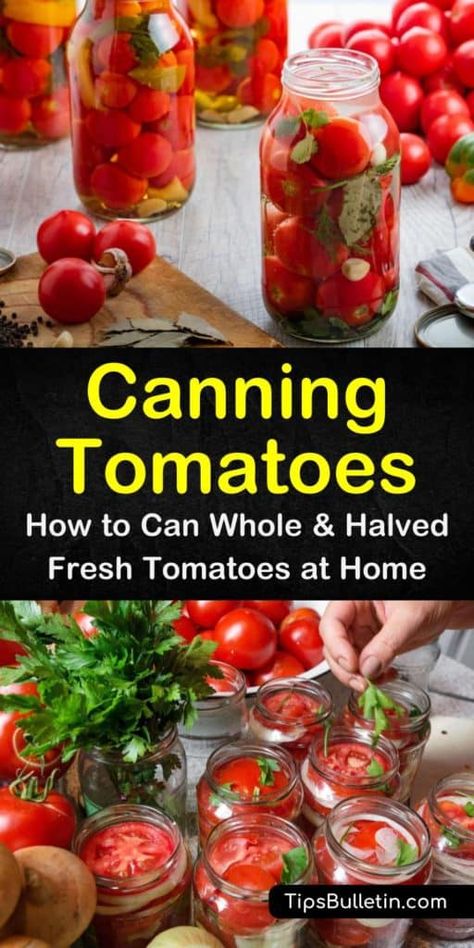 Canning Whole Tomatoes Recipes, Can Tomatoes Without A Canner, Canning Stewed Tomatoes, Canned Tomato Recipes, Homestead Canning, Canning Veggies, Summer Canning, Canning Cherry Tomatoes, Can Tomatoes