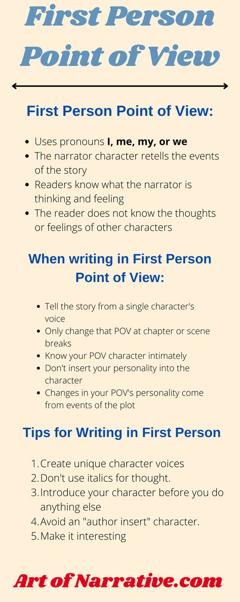 Learn what first person point of view is and how to use first person point of view. Also, look at expert examples of first person POV. #writing #writinginfographic #pointofview #pov #howtowrite #writingtips Pov Writing, First Person Pov, First Person Point Of View, Writing A Book Outline, Fiction Text, First Person Writing, Writing Motivation, Starting Line, Writing Inspiration Prompts