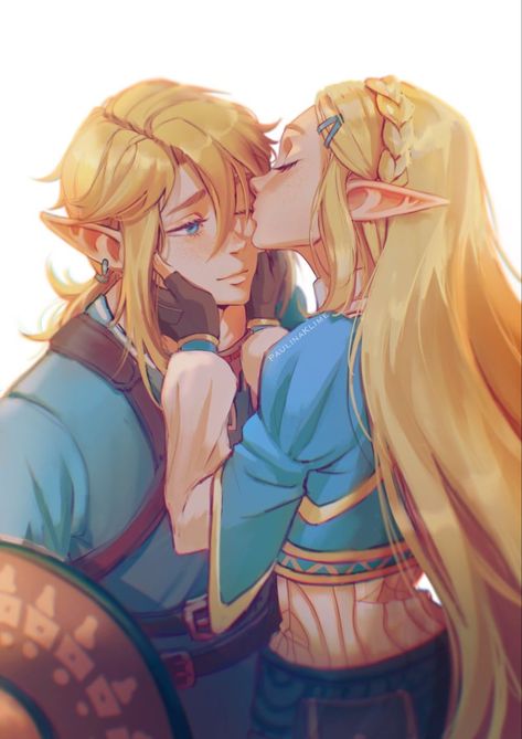 Zelink, Zelda x Link, Link and Zelda art, Ship art, Love, Link, Zelda Link Botw, Link X Zelda, Zelda Fanart, Princesa Zelda, Legend Of Zelda Art, Zelda And Link, Link And Zelda, Winter Princess, Zelda Botw