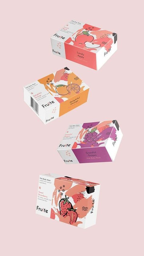 Desain Merek, Soap Packaging Design, Tea Packaging Design, Behance Design, Fruit Packaging, Cosmetic Packaging Design, Graphic Design Packaging, Box Packaging Design, Cadeau Photo