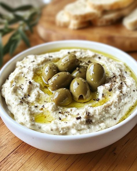 Hands down, my hubby's fave dip! Best part? Only 4 ingredients! Olive Dip Recipe, Cottage Recipes, Cottage Meals, Olive Dip, Southern Kitchen, Southern Kitchens, Christmas Food Gifts, 4 Ingredient, Small Bites