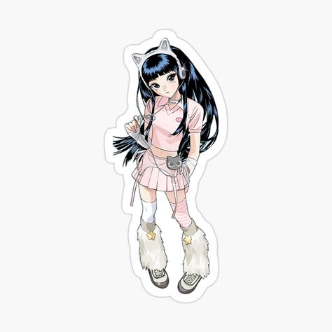 NewJeans Sticker #newjeans #kpop #hanni #minji #haerin #hyein #danielle #sticker #cute https://www.redbubble.com/i/sticker/NewJeans-Sticker-by-noodlescat/165142217.EJUG5?asc=u Newjeans Drawing, Newjeans Sticker, Newjeans Kpop, Drawing Sticker, Minji Newjeans, Sticker Cute, Photo Cards, Poster Prints, Drawings