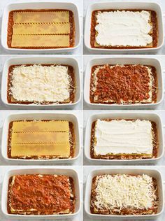 Easy Good Lasagna Recipe, Oven Baked Lasagna Recipes, Easy Lasagna Recipe With Ricotta And Cottage Cheese, Ricotta In Lasagna, Lasange Recipe Easy, Paula Dean Lasagne, Lasagna Using Oven Ready Noodles, Oven Baked Lasagna, Easy Oven Lasagna Recipe