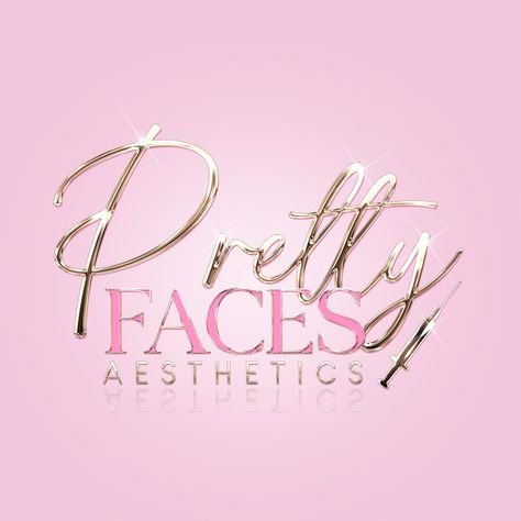 Lash Business Logos, Lash Business Logo Design Ideas, Mua Logo Ideas, Lash Tech Logo Ideas, Makeup Logo Design Ideas, Esthetic Logo, Lash Logo Design Ideas, Nail Tech Logo Design, Pink Salon Aesthetic