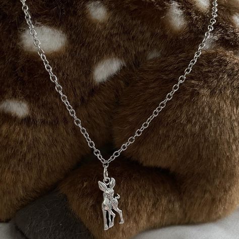 Deer Chain Necklace 🦌

This handmade necklace is... - Depop Deer Coquette, Deer Necklace, Deer Fawn, You Want Me, Handmade Necklace, Dm Me, Handmade Necklaces, Deer, Chain Necklace