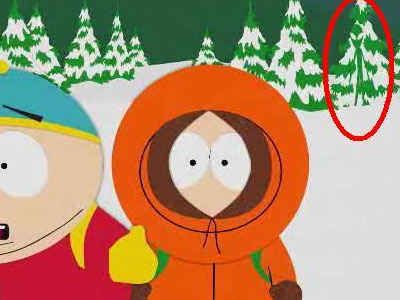 There's an alien hidden in many episodes. | 22 Surprising Pieces Of Trivia About "South Park" Shout Park, Archie Bunker, Kenny Mccormick, Fart Jokes, Trey Parker, Kenny South Park, Matt Stone, Tweek Y Craig, South Park Fanart