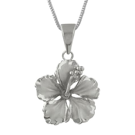 Dope Jewelry, Jewelry Lookbook, Sterling Silver Chain Necklace, Flower Pendant Necklace, Charm Pendant Necklace, Girly Jewelry, Dream Jewelry, Silver Chain Necklace, Pretty Jewellery