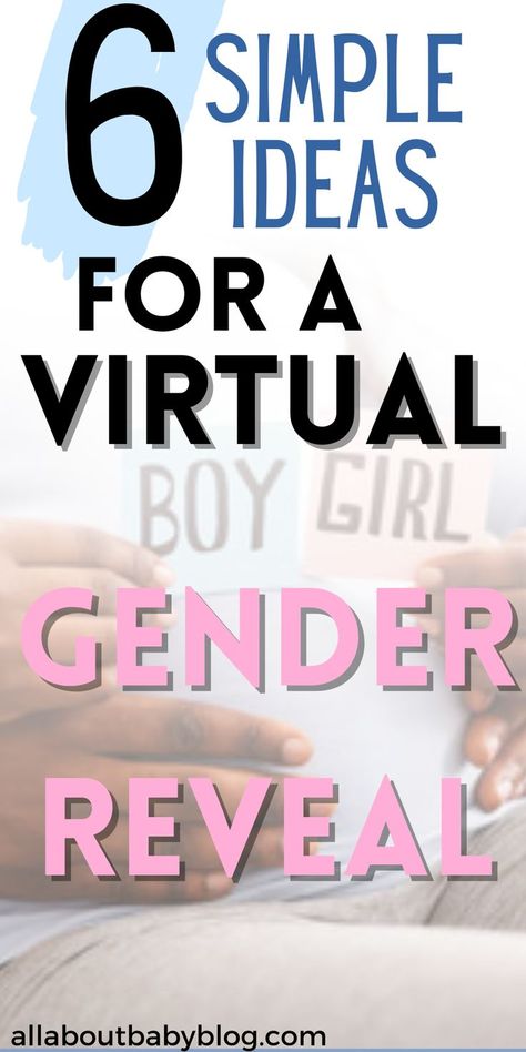 Virtual Gender Reveal Ideas, Long Distance Gender Reveal Ideas, Virtual Gender Reveal, Online Crush, Finding Out Baby Gender, Gender Reveal Activities, Disney Gender Reveal, Simple Gender Reveal, Twin Gender Reveal