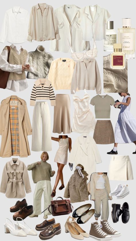 Camilla Macaulay’s closet, probably… #thesecrethistory #tsh #tshcamilla #camillamacaulay #camilla #winter #autumn #vanillagirl #vanilla #coldgirlaesthetic #darkacademia #lightacademia #outfit #coat Vanilla Girl Work Outfits, Camilla Macaulay Style, Camilla Macaulay Aesthetic Outfit, Creme Outfits For Women, History Aesthetic Outfit, Vanilla Style Outfit, Autumn Birthday Outfit, Camilla Macaulay Outfit, Vanilla Outfit Aesthetic