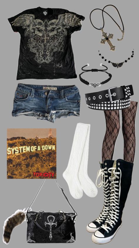 #grungeoutfits #emo #goth #alt #fallinginreverse #piercetheveil #fashioninspo Alt Outfits Aesthetic, Outfit Ideas Alt, Cute Emo Outfits, Mcbling Fashion, Alt Outfits, Falling In Reverse, Whimsical Fashion, Pierce The Veil, Emo Goth