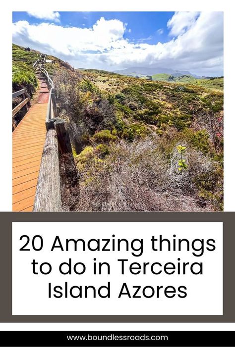 Discover the best of Terceira Island, Azores with our guide to 20 amazing things to do. From top attractions to hidden gems, this guide helps you explore the island’s stunning landscapes and vibrant culture. Perfect for planning an unforgettable adventure in the Azores. #TerceiraIsland #AzoresTravelGuide #AmazingThingsToDo #BestAttractions #DiscoverTerceira #AzoresAdventure #TopActivities #TravelGuide #BoundlessRoads Terceira Azores, Azores Travel, Angra Do Heroismo, Azores Islands, The Azores, Solo Travel Tips, Natural Pool, Happy Travels, Group Tours