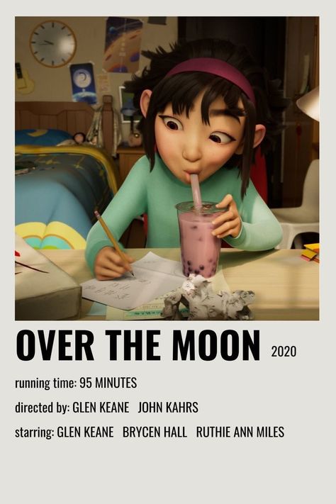 Over The Moon Movie, Moon Movie, Film Cinema, Love S, S Art, Hollywood Actor, Over The Moon, Cinematography, Movie Poster