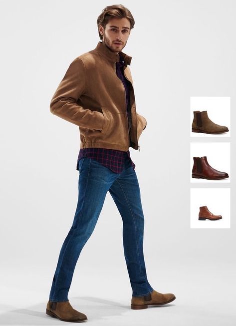 Brown Chelsea Boots Outfit, Semi Casual Outfit, Chelsea Boots Men Outfit, Chelsea Boots Outfit, Sneakers Outfit Men, Boots Outfit Men, Blazer Outfits Men, Mens Business Casual Outfits, Pants Outfit Men