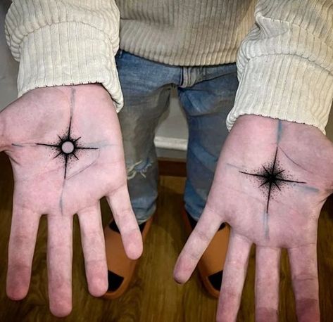 Palm Tattoos, Hand Doodles, Aleister Crowley, Star Tattoo, Dope Tattoos, Tattoo Design Drawings, Piercing Tattoo, Creative Tattoos, Pretty Tattoos