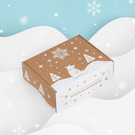 Holiday Packaging Design, Christmas Packaging Design, Mailer Box Design, Mailer Box Packaging, Handmade Packaging, Holiday Box, Mailer Box, Gift Box Design, Box Packaging Design