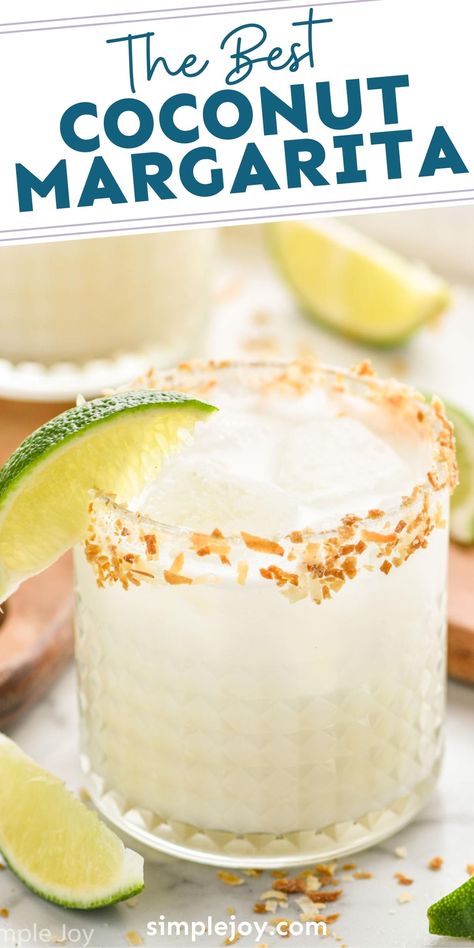 Coconut Margarita Recipe, Coconut Tequila, Coconut Vodka, Coconut Margarita, Flavored Rum, Pineapple Margarita, Coconut Drinks, Food Summer, Tequila Drinks