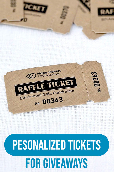 Personalized raffle tickets Lucky Draw Idea, Lucky Draw Ideas, Vintage Tickets, Charity Gala, Vintage Ticket, Raffle Ticket, Lucky Draw, Raffle Tickets, Community Events