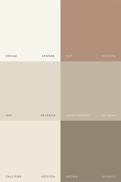 Warm And Cozy Color Palette, Light Brown Color Palette, Warm Color Palette For Home, Beige Color Combinations, Mood Board Colour Palettes, Warm Tone Color Palette, Off White Color Combination, Light Neutral Color Palette, Home Colour Palette