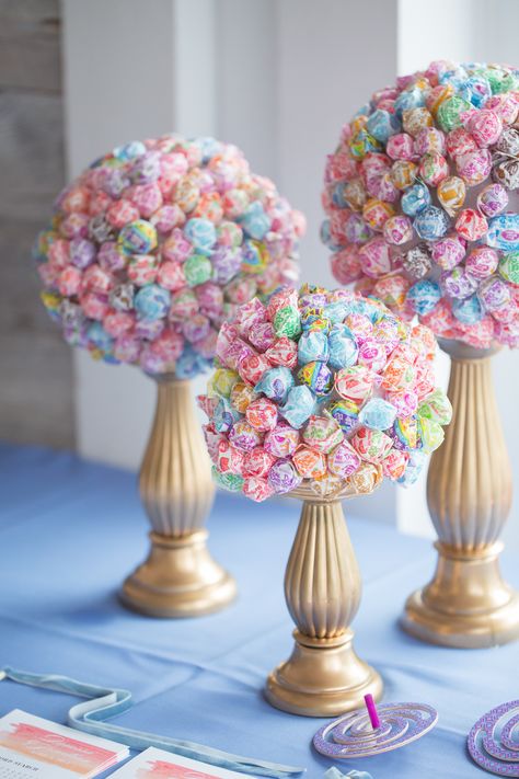 Table Centerpieces For 1st Birthday Party, Candy Party Table Decorations, Sweet Six Party, Fourever Sweet Party Food, Four Sweet Birthday, Candy Buffet Tables Birthday, Three Is So Sweet Birthday Party, Sweet One Candy Table, 3 Is Sweet Birthday Party