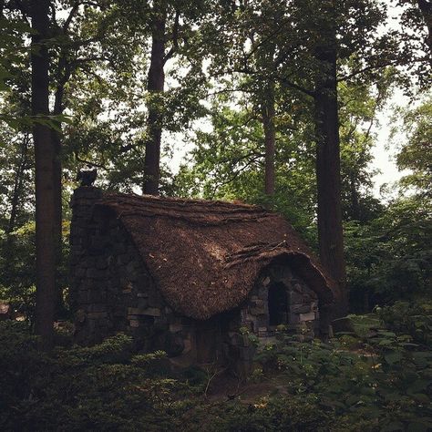 Witches Cottage, Witch Cottage, Storybook Cottage, Cottage Cabin, Cottage In The Woods, Casa Exterior, Thatched Roof, Witch House, Cabins And Cottages